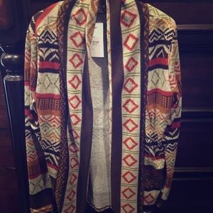 Aztec cardigan NWT